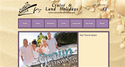 Desktop Screenshot of cruiseandlandholidays.com
